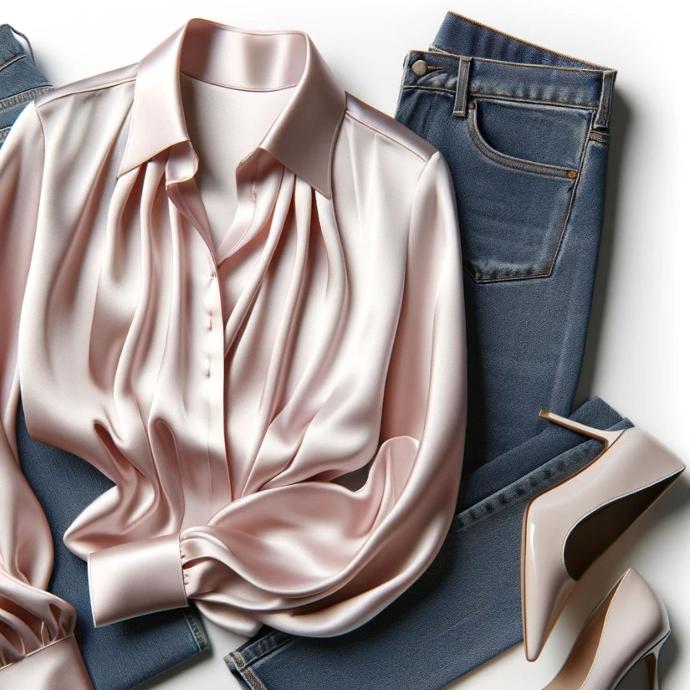 Silk and jeans