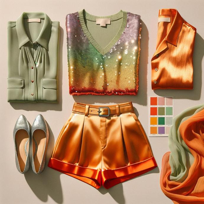 sparkly look