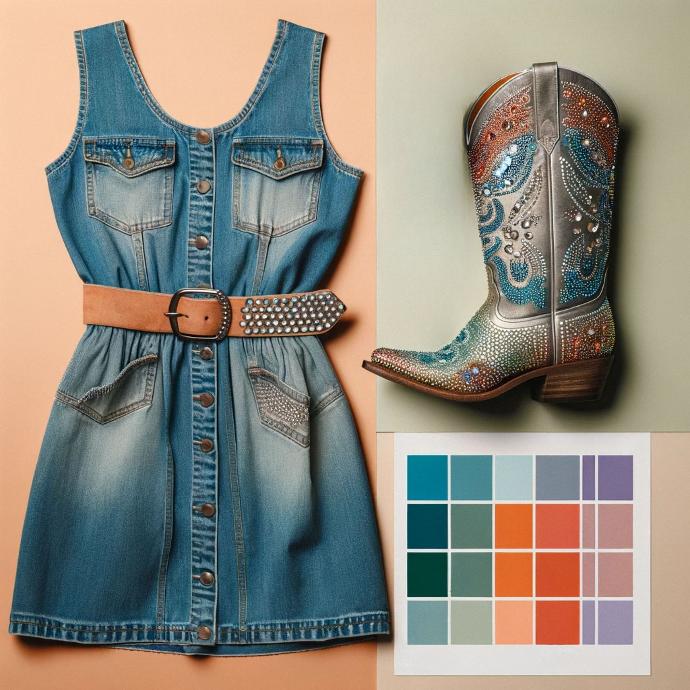 jeans and western boots