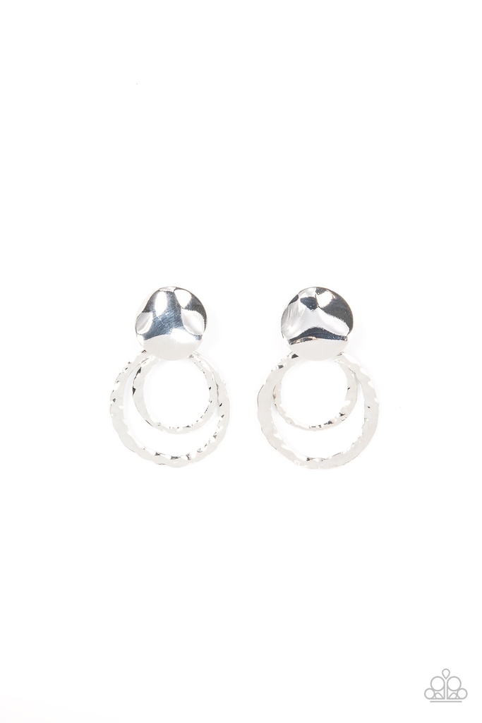 Post Earrings in Silver Disc - Ancient Arts