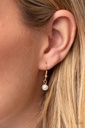 Pearl Necklace with Crystals in Gold Chain - GRACE to the Top