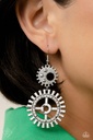 Industrial Jewelry Set in Silver with Crystals - Fashion Fix - Steampunk