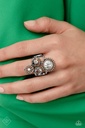 Industrial Jewelry Set in Silver with Crystals - Fashion Fix - Steampunk