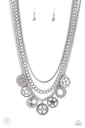 Industrial Jewelry Set in Silver with Crystals - Fashion Fix - Steampunk