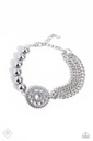 Industrial Jewelry Set in Silver with Crystals - Fashion Fix - Steampunk
