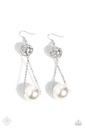 Big Pearl Jewelry Set with Crystals in Silver - Fashion Fix - Ballerina