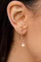 Rose Gold and White Stone Jewelry Set in Silver - Fashion Fix - Lotus Delight