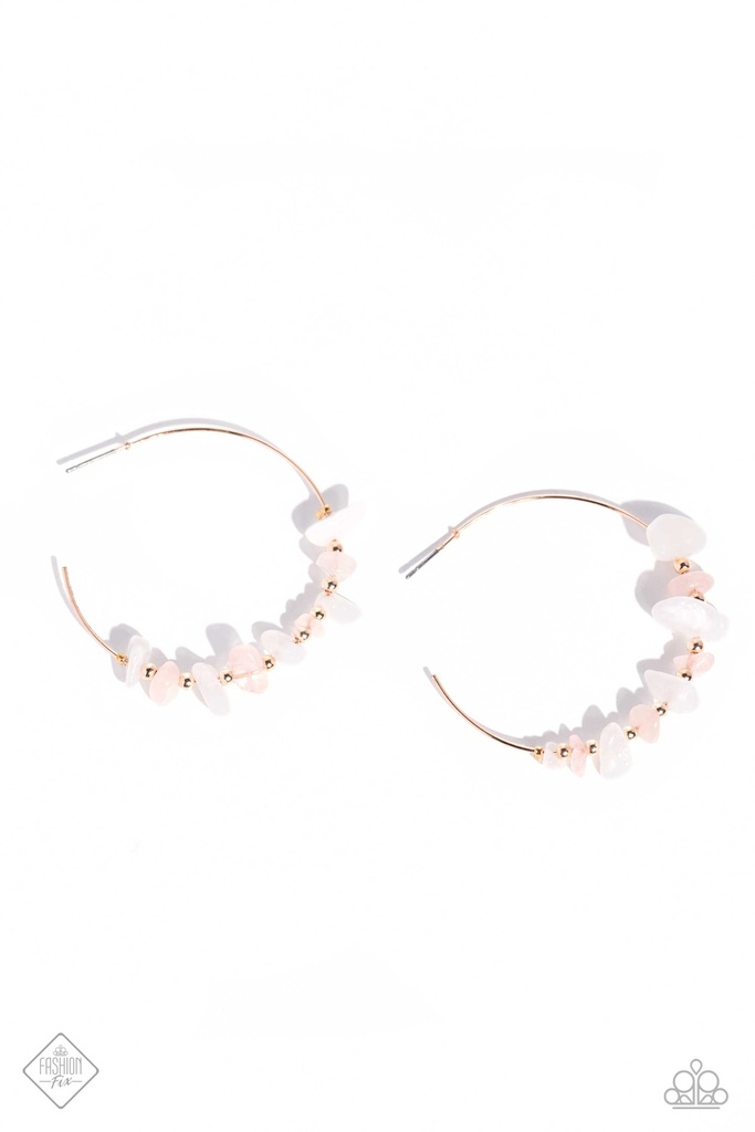 Rose Gold and White Stone Jewelry Set in Silver - Fashion Fix - Lotus Delight