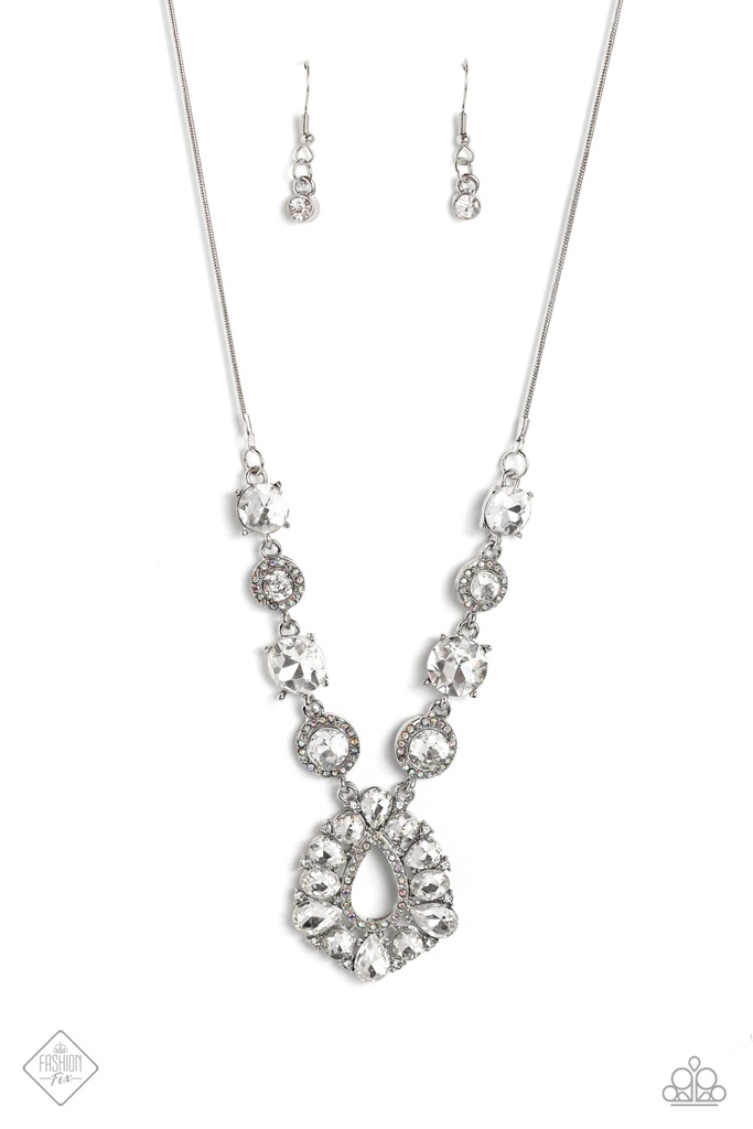 Crystal Jewelry Set in Silver - Fashion Fix - Rarest Treasure