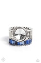 Blue Jewelry Set in Silver with Crystals - Fashion Fix - Talent Stacked