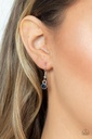Ombre Necklace with Blue Crystals and Silver Chain - Throwing SHADES