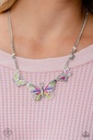 Multi Color Butterfly Stone Jewelry Set in Silver - Fashion Fix - Flight Direction