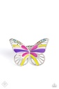 Multi Color Butterfly Stone Jewelry Set in Silver - Fashion Fix - Flight Direction