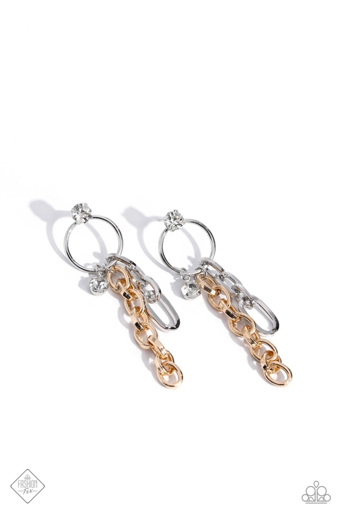 Multi Metal Chain Jewelry Set - Fashion Fix - Two-Toned