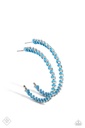 Blue and White Crystal Jewelry Set in Silver - Fashion Fix - String