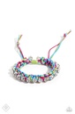 Blue and White Crystal Jewelry Set in Silver - Fashion Fix - String