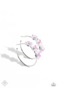 Iridescent Jewelry Set with 3D Flowers with Crystals - Fashion Fix - Ethereal