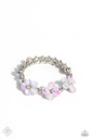 Iridescent Jewelry Set with 3D Flowers with Crystals - Fashion Fix - Ethereal