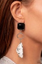 Black Stone Jewelry Set with Beads - Fashion Fix - High-End
