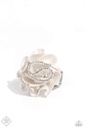 Pearlescent Ribbon Jewelry Set with Crystals - Fashion Fix - Pleated Ruffles