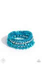 Metallic Blue Spike Jewelry Set - Fashion Fix - Punk Twist