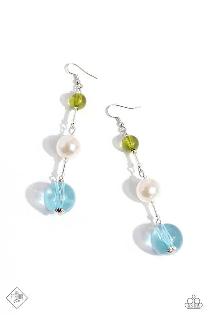 Glass, Multi Color Spheres Jewelry Set with Pearls - Fashion Fix - Collector