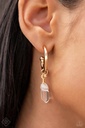 Earthy Jewelry Set in Gold with Crystals - Fashion Fix - Geode Mineral