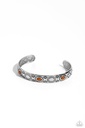 Western Cuff Bracelet with Adobe Beads - Cactus Canopy