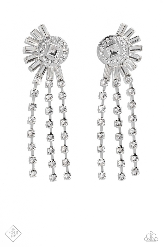 Layered Crystal Jewelry Set in Silver - Fashion Fix - Stardust Twinkle