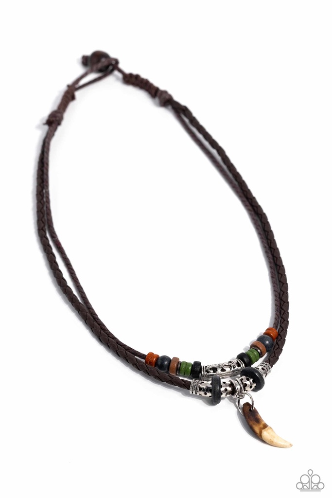 Gator Tooth Necklace Urban Pendant Rustic Urban Jewelry - Gator Bait