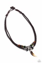 Gator Tooth Necklace Urban Pendant Rustic Urban Jewelry - Gator Bait