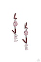 Love Post Earrings Long Word Jewelry - Admirable Assortment