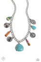 Natural Stone Charm Jewelry Set Turquoise Earthy and Ocean Theme - Fashion Fix - Desert Ambiance