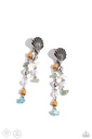 Turquoise, Jade Layered Shell Jewelry Set with Baroque Pearls and Seed Beads - Fashion Fix - Coastline