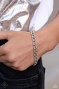 Chain Jewelry Set with White Crystals and Opalescent Gem - Fashion Fix - Fiercely Independent