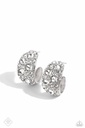 Chain Jewelry Set with White Crystals and Opalescent Gem - Fashion Fix - Fiercely Independent