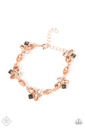 Rose Gold Bracelet with Crystals - Colorful Captivation