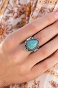 Turquoise Jewelry Set Silver Teardrop  - Fashion Fix - River Treasure