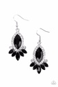Prismatic Parade - Black Earrings