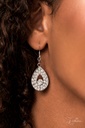Statement Necklace Curved Bar with Crystals - Exquisite