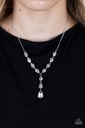 Lariat Necklace Y Shape with Crystals - Park Avenue A-Lister