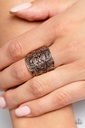 Aesthetic Stretch Ring, Copper with Adjustable Ring Band - Argentine Arches