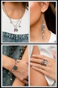 Sun and Moon Jewelry Set in Silver with Amethyst and Opalescent Crystals - Fashion Fix - Talented Explorer