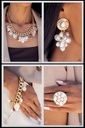 Tiger's Eye Stone and Baroque Pearl Jewelry Set in Gold - Fashion Fix - Sea Here