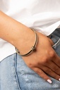 Brass Bangle Bracelet Trio Thin Bands - Bauble Bash