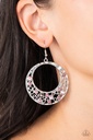 Iridescent and Purple Crystal Earrings in Silver Dangle - Enchanted Effervescence