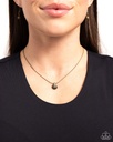 Seashell Pendant Brass Necklace Minimalist Style - Seashell Simplicity