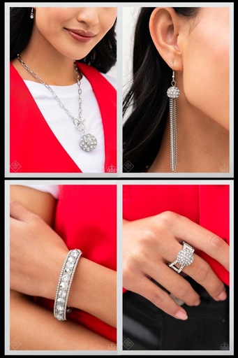 [565-MM] Trendy Crystal Jewelry Set - Fashion Fix - Polished